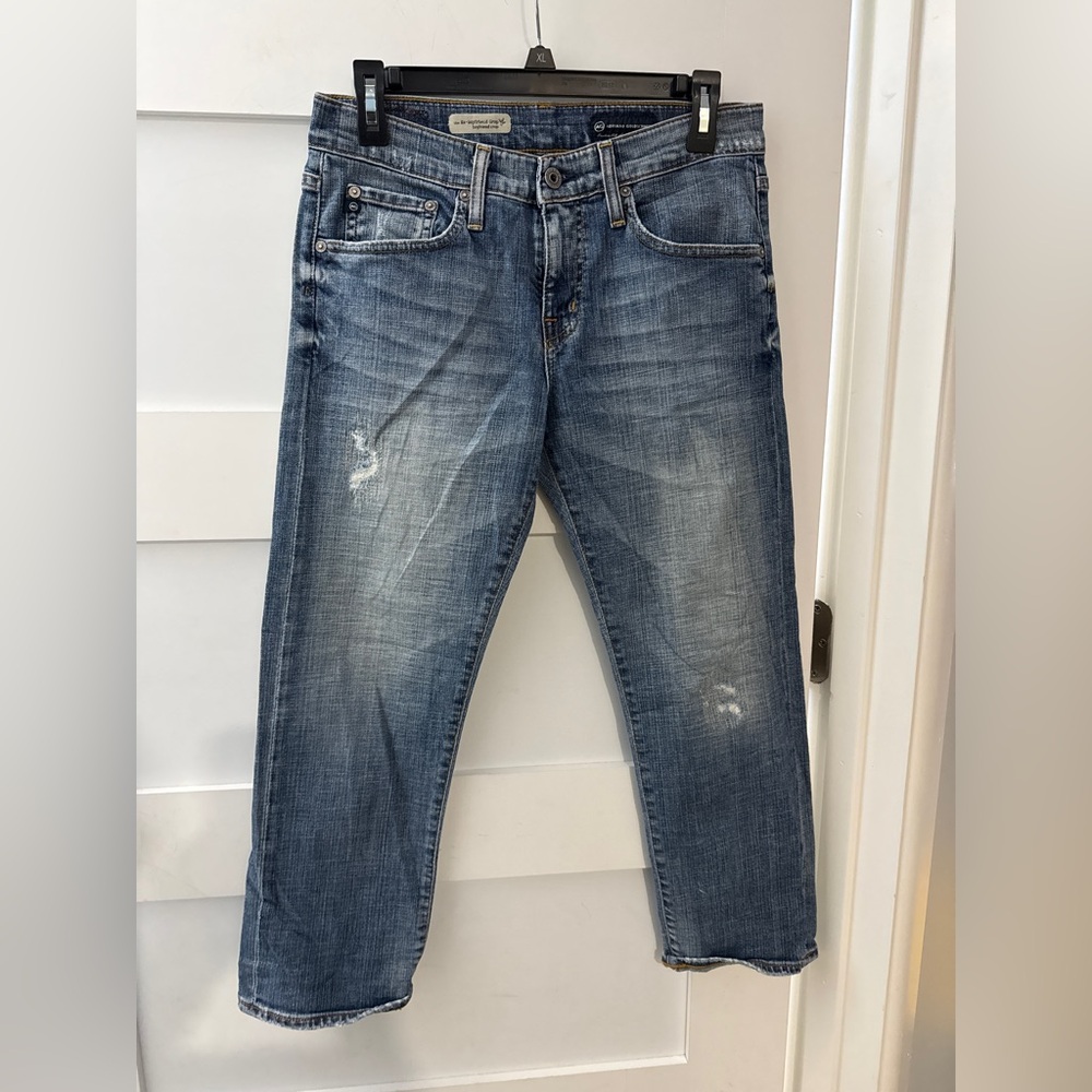 AG Adriano Goldschmied Women's Slim Blue Jeans